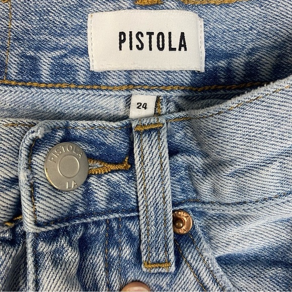 Pistola Nova Relaxed High Rise Cut Off Shorts - Picture 6 of 8